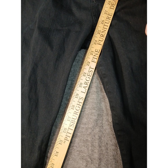 NYDJ Jeans Women Sz 18P Black Clarissa Slim Ankle Denim Stretch Lift & Tuck Tech - Picture 4 of 9